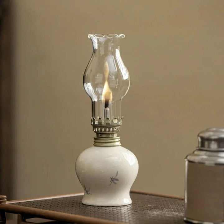 Oil Lantern | Artisan-Crafted Design, Adjustable Flame Control