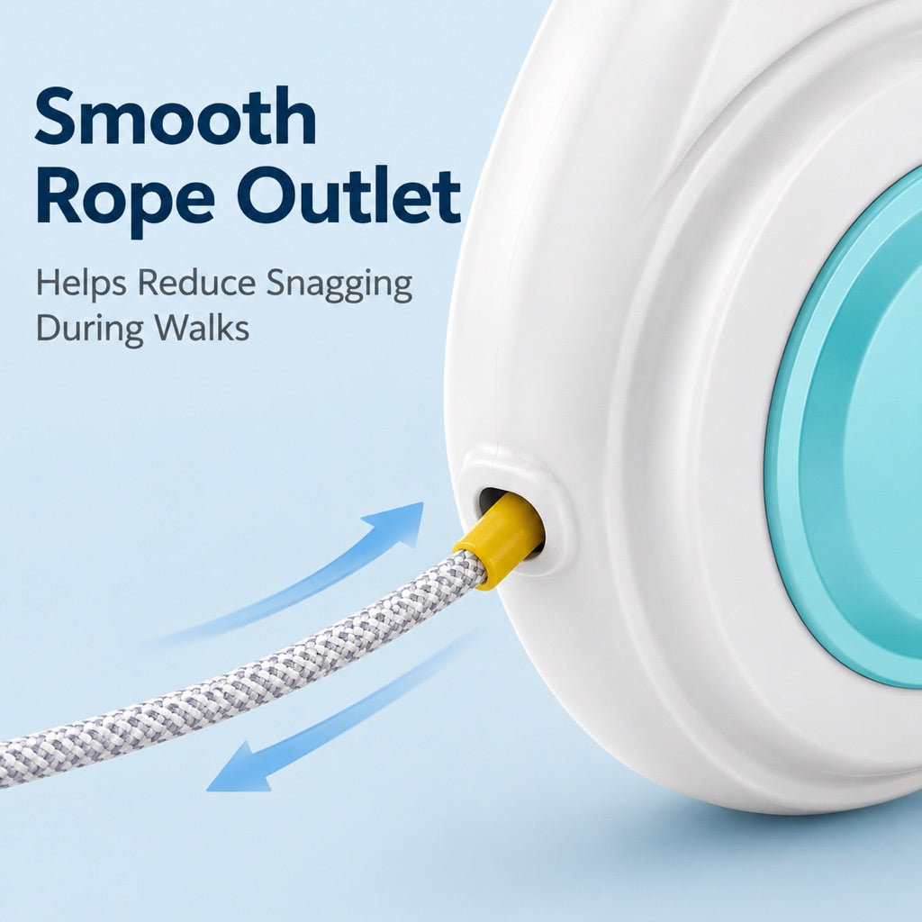 Rechargeable Light-Up Retractable Dog Leash for Night Walks