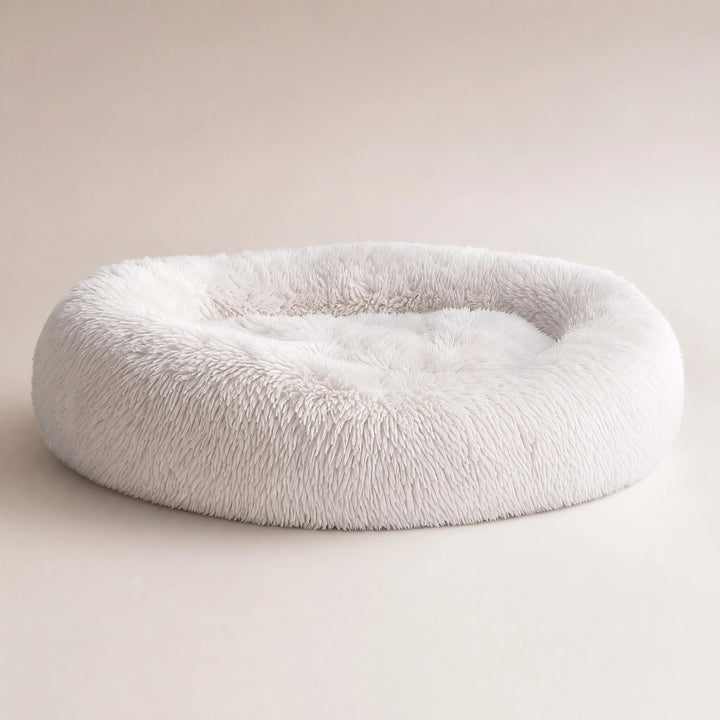 Orthopaedic Calming Donut Dog Bed with Washable Cover and Non Slip Base