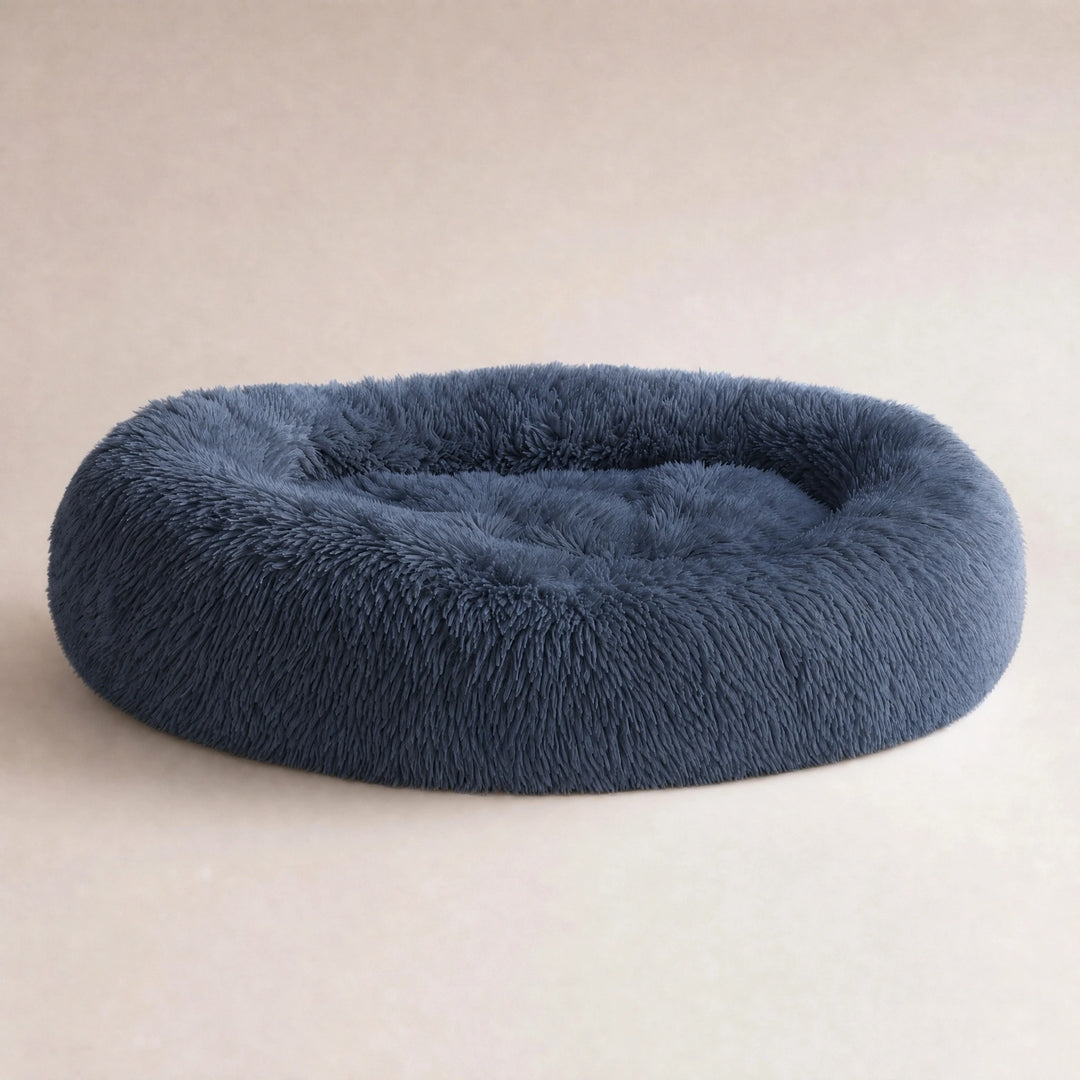 Orthopaedic Calming Donut Dog Bed with Washable Cover and Non Slip Base