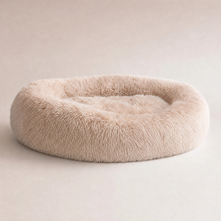 Orthopaedic Calming Donut Dog Bed with Washable Cover and Non Slip Base