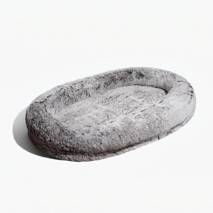 Orthopedic Donut Dog Bed with Waterproof Liner and Removable Cover