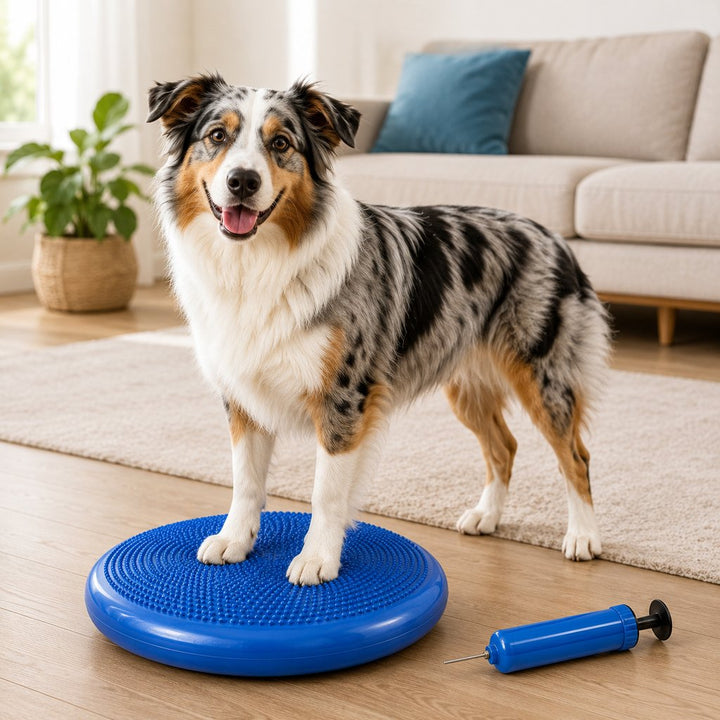 Inflatable Dog Balance Disc with Pump