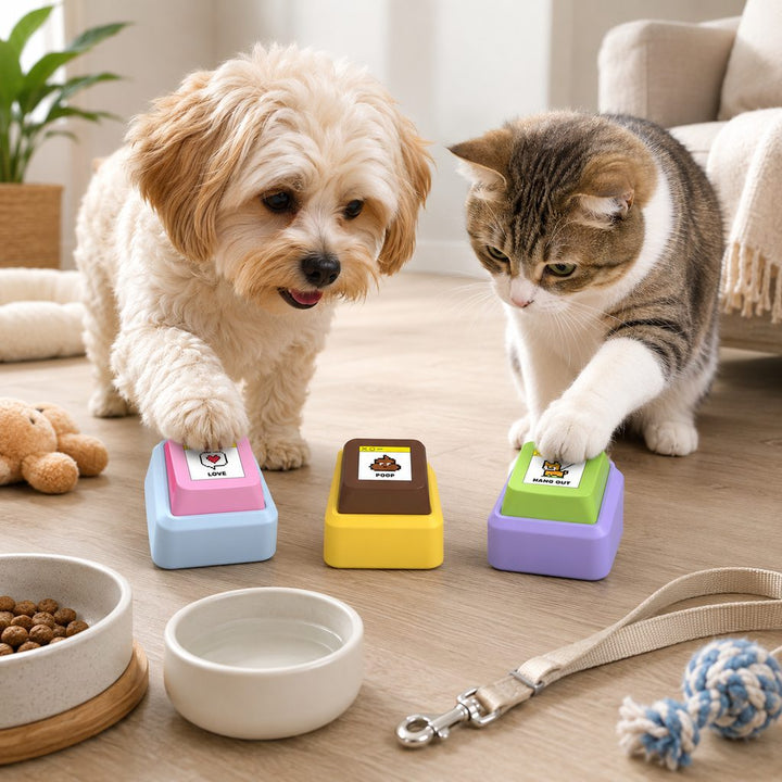 PawTalk Recordable Pet Communication Button for Dogs & Cats