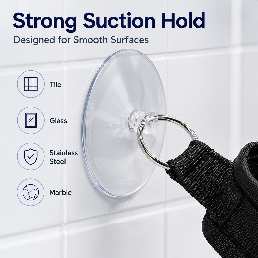 Pet Bathing Restraint with Suction Cup for Cats & Small Dogs