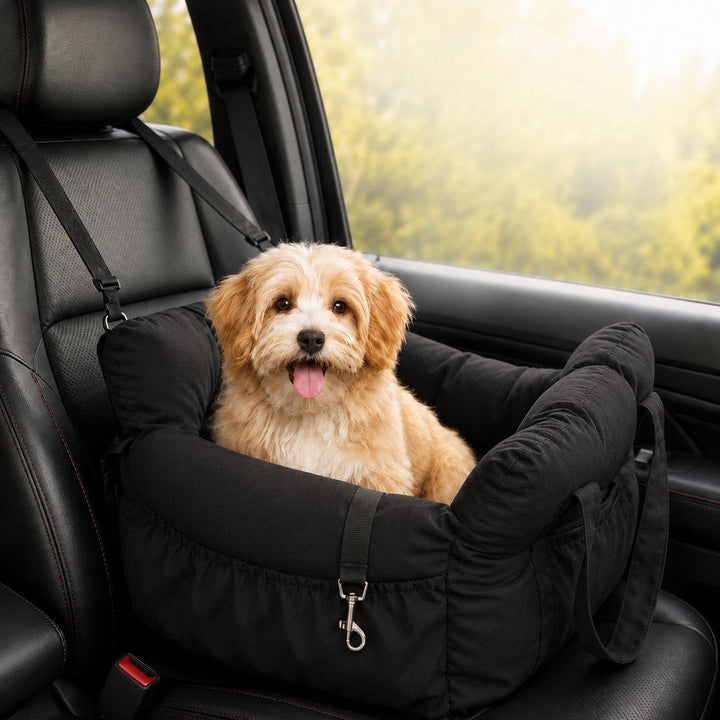 Pet Car Seat Sofa for Road Trips | Cozy Travel Bed for Calmer, More Secure Rides