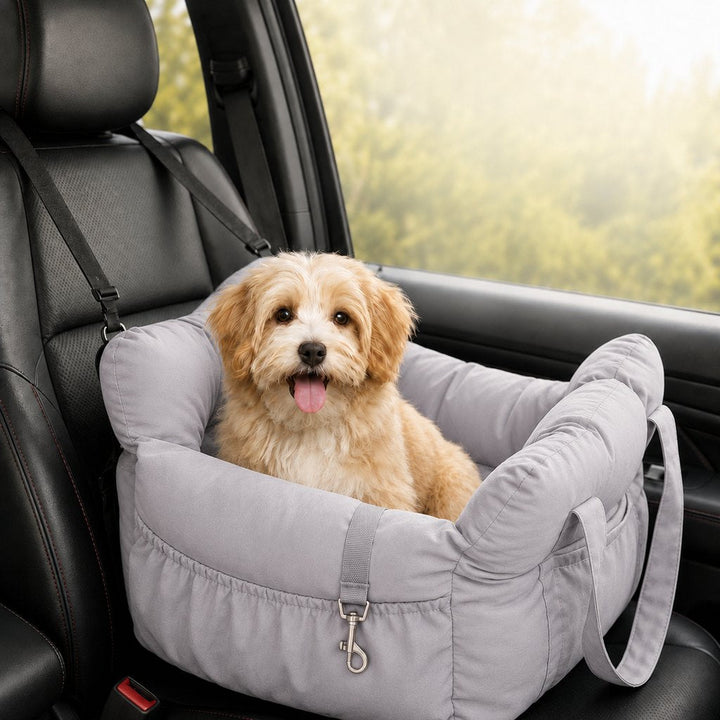 Pet Car Seat Sofa for Road Trips | Cozy Travel Bed for Calmer, More Secure Rides