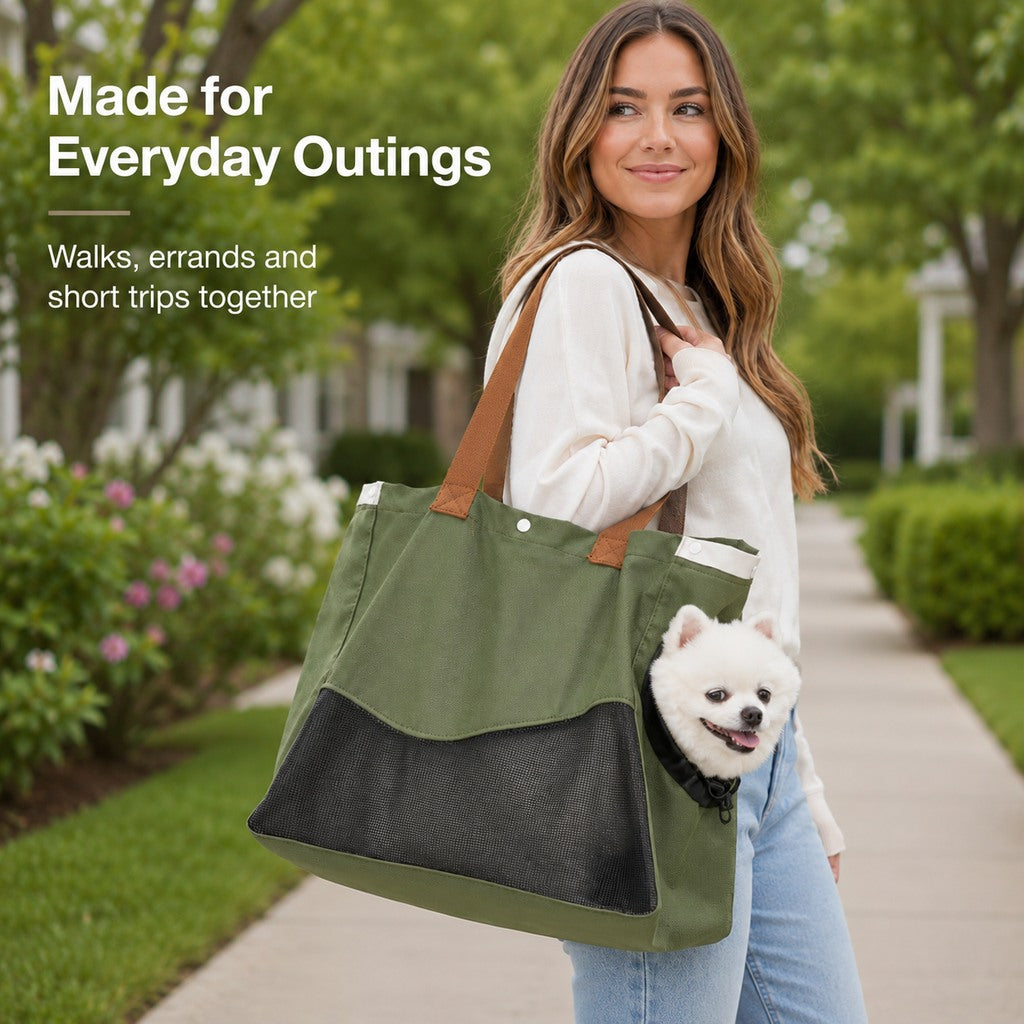 Pet Carrier Tote Bag for Cats & Small Dogs