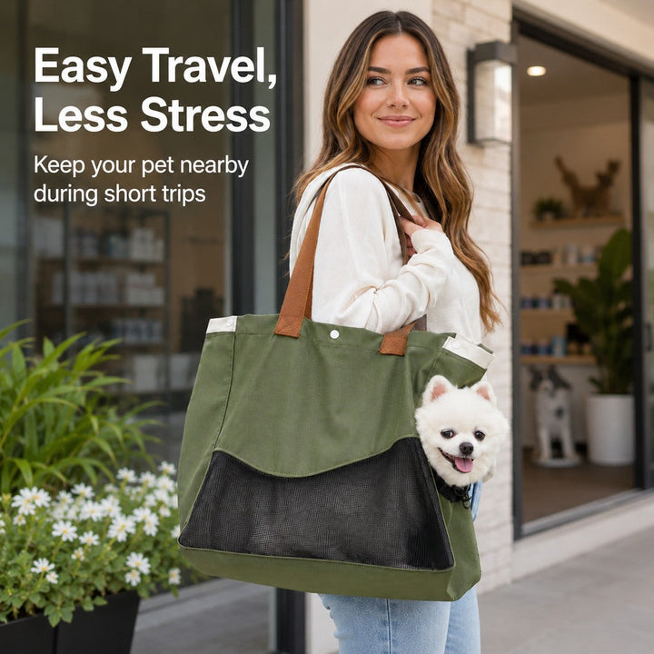 Pet Carrier Tote Bag for Cats & Small Dogs