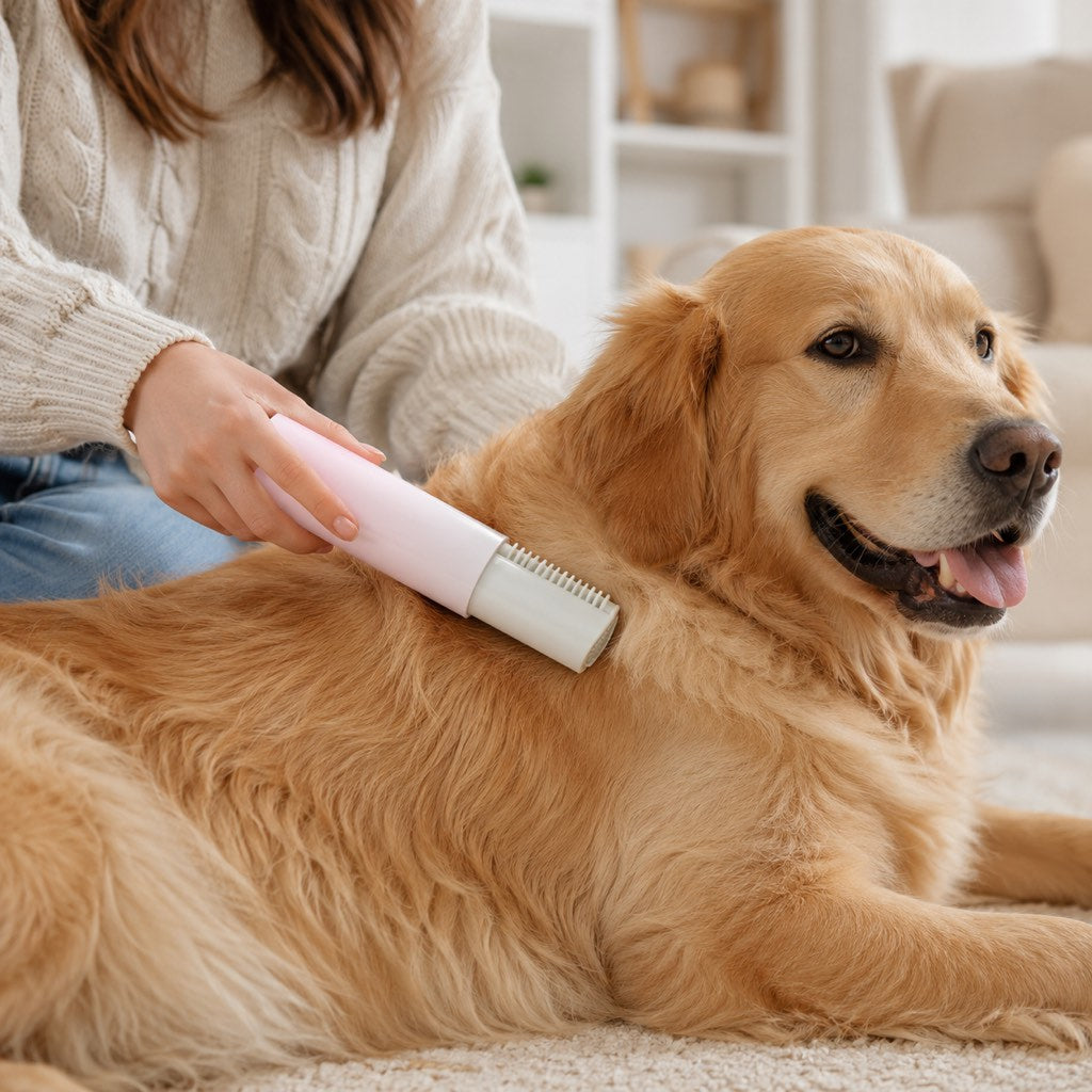 Self-Cleaning Pet Grooming Comb for Dogs & Cats | Shedding & Hair Removal Brush