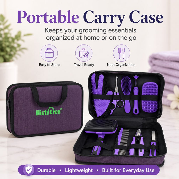 9-Piece Pet Grooming Kit for Dogs & Cats