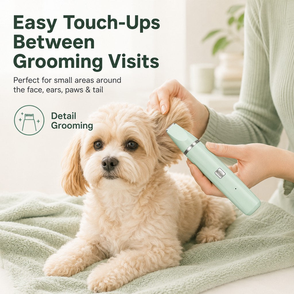 4-in-1 Cordless Pet Grooming Trimmer for Dogs & Cats