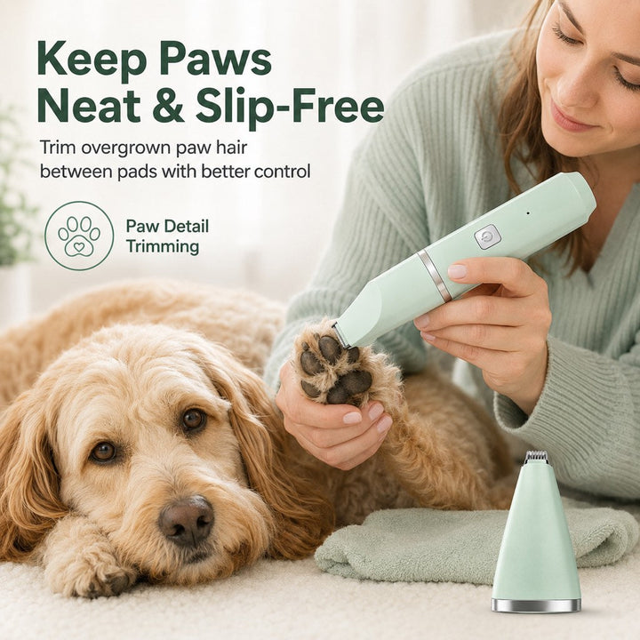 4-in-1 Cordless Pet Grooming Trimmer for Dogs & Cats