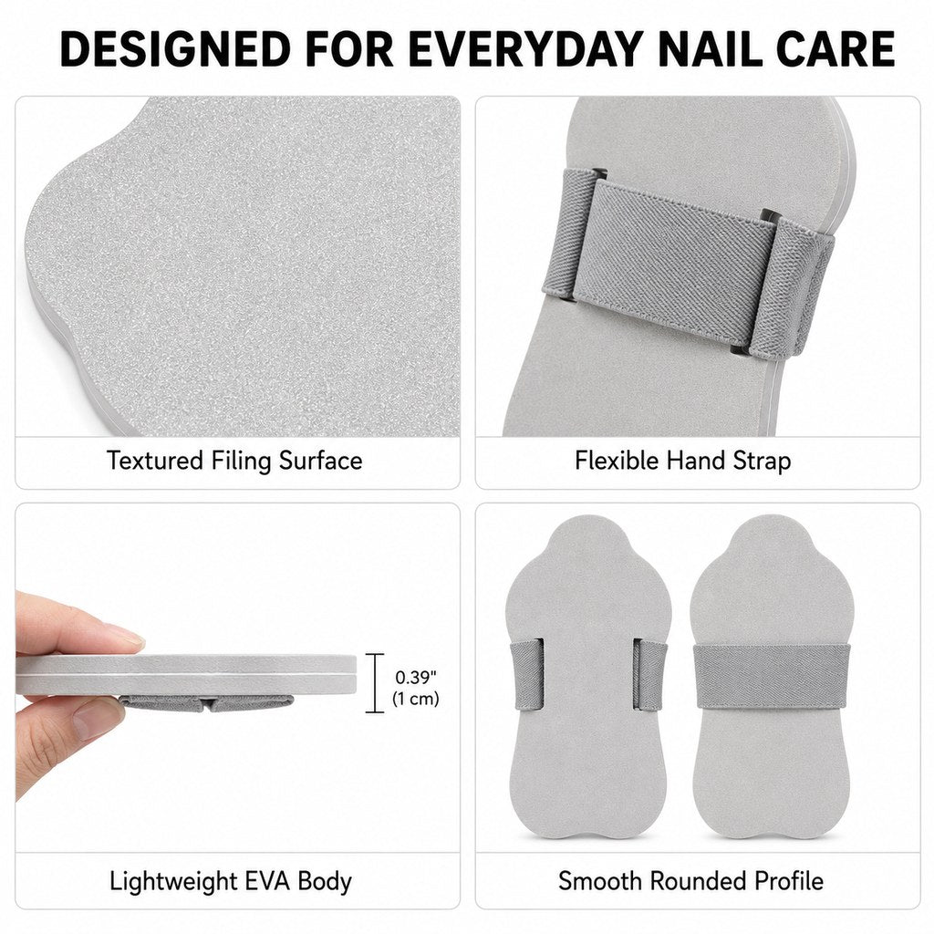 Quiet Handheld Pet Nail File Board for At-Home Dog & Cat Nail Care | Blade-Free, No Charging