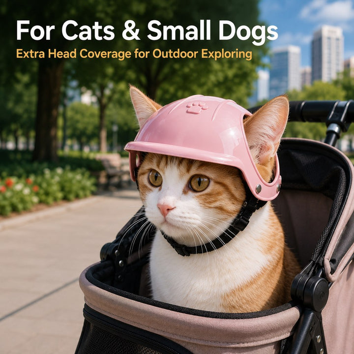 Lightweight Pet Protective Helmet for Car Rides & Outdoor Adventures
