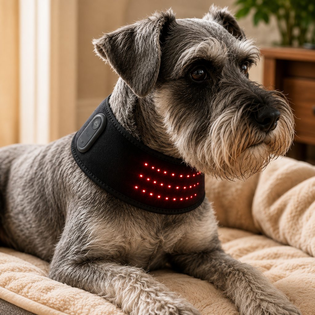 Pet Red Light Therapy Belt for Dogs & Cats Neck, Waist & Abdomen Comfort Wrap