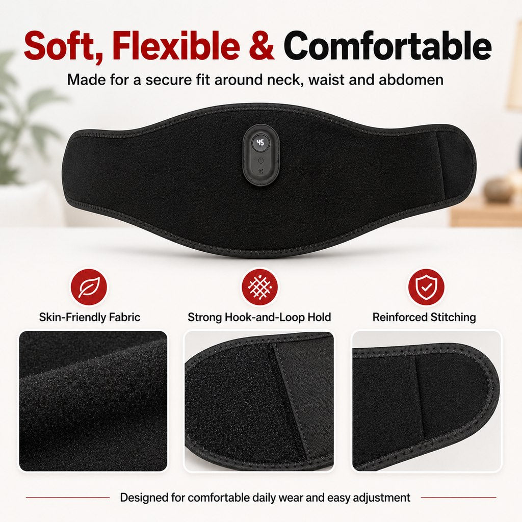 Pet Red Light Therapy Belt for Dogs & Cats Neck, Waist & Abdomen Comfort Wrap