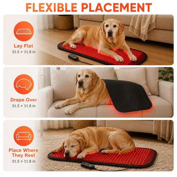 Pet Red & Near-Infrared Light Wellness Mat