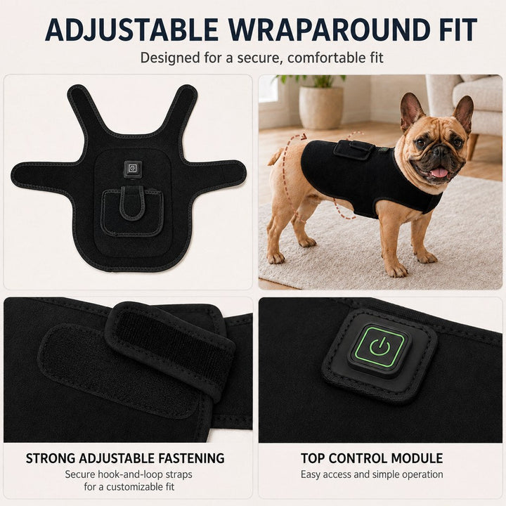 Pet Red Light Therapy Vest for Dogs & Cats