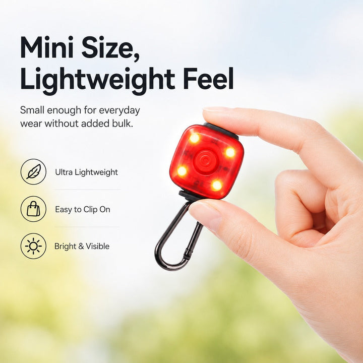 Clip-On Pet Safety Light for Night Walks | Helps Dogs & Cats Stay Visible After Dark