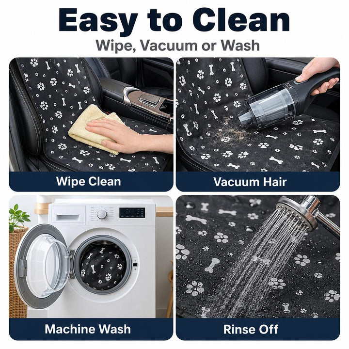 Front Seat Pet Car Cover for Dogs | Waterproof Seat Protector for Mud, Fur & Scratches
