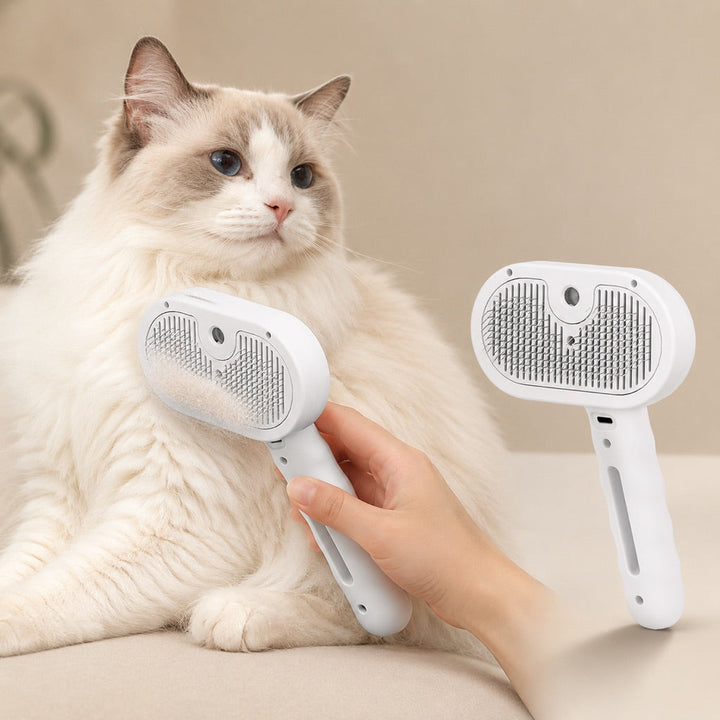 Pet Spray Grooming Brush for Cats & Dogs