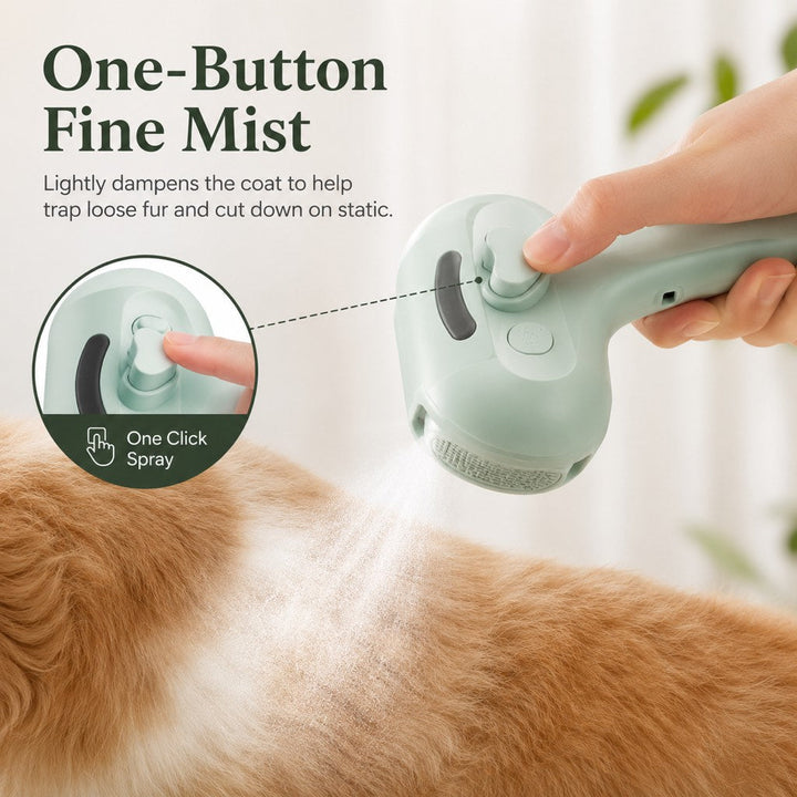 Pet Spray Grooming Brush for Cats & Dogs
