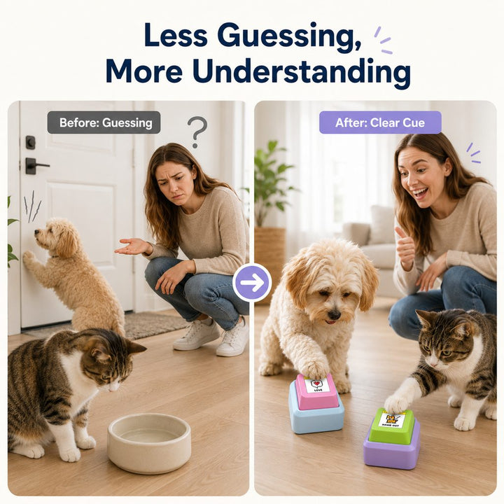 PawTalk Recordable Pet Communication Button for Dogs & Cats