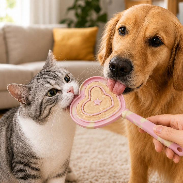 Heart Pet Licking Wand for Cats & Dogs