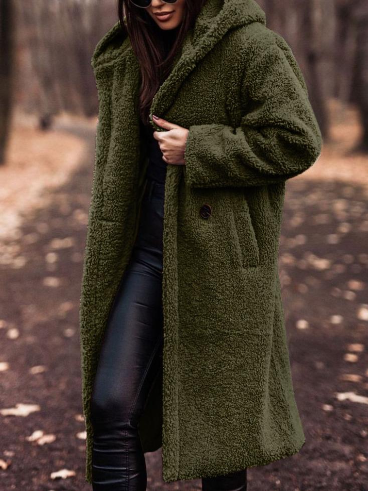 Long Hooded Teddy Coat for Women with Relaxed Fit (10)