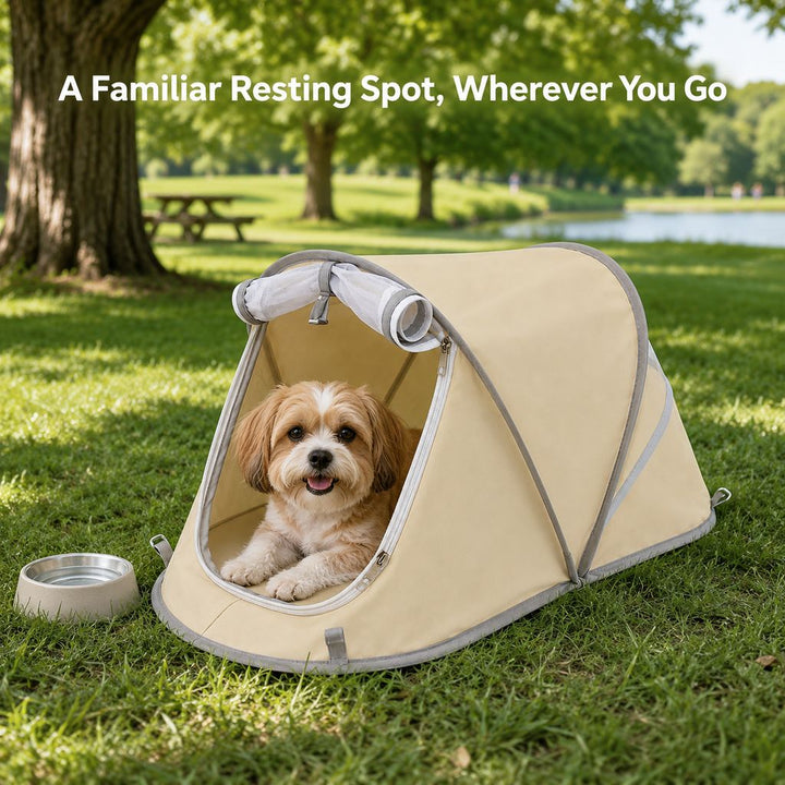 Portable Foldable Pet Tent for Cats & Small Dogs