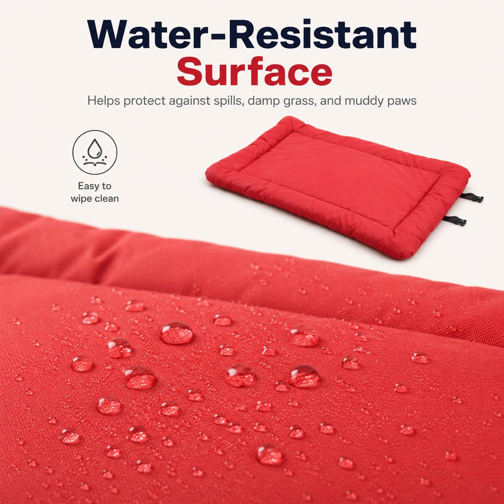 Portable Outdoor Dog Bed for Camping &Car Travel | Roll-Up Mat for Clean, Comfortable Rest