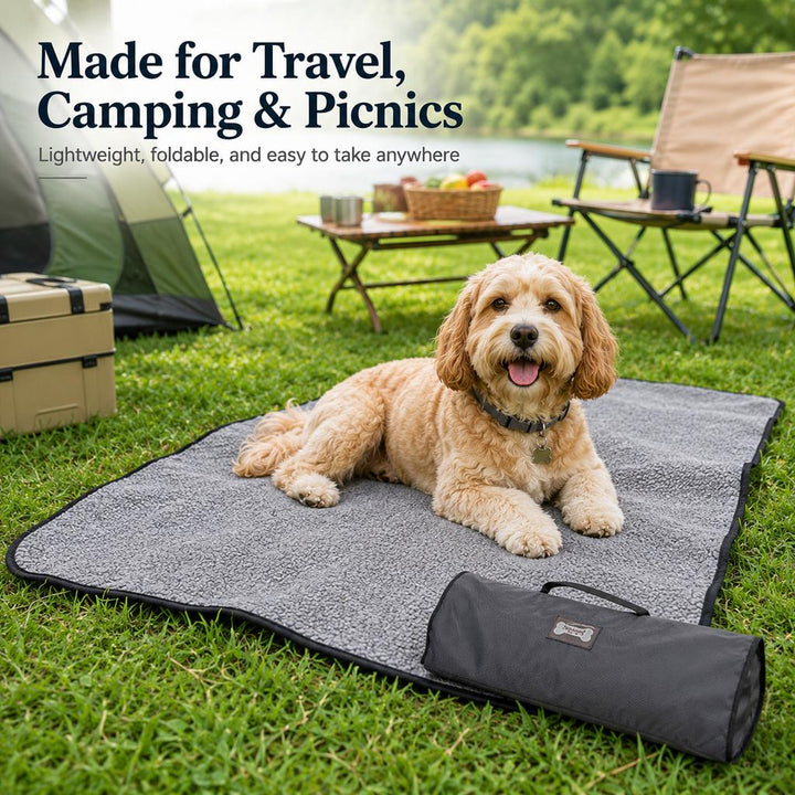 Portable Outdoor Pet Mat with Carry Bag