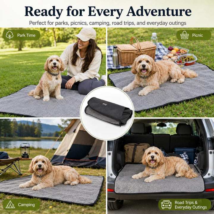 Portable Outdoor Pet Mat with Carry Bag