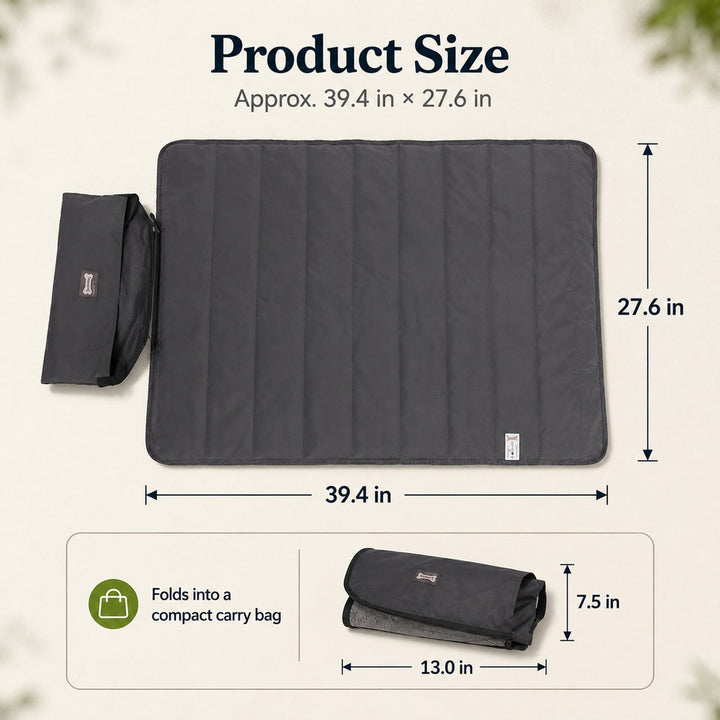 Portable Outdoor Pet Mat with Carry Bag