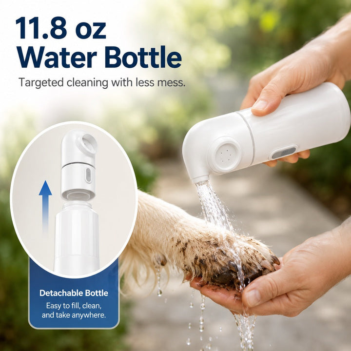 Portable Pet Rinser for Muddy Paws After Walks