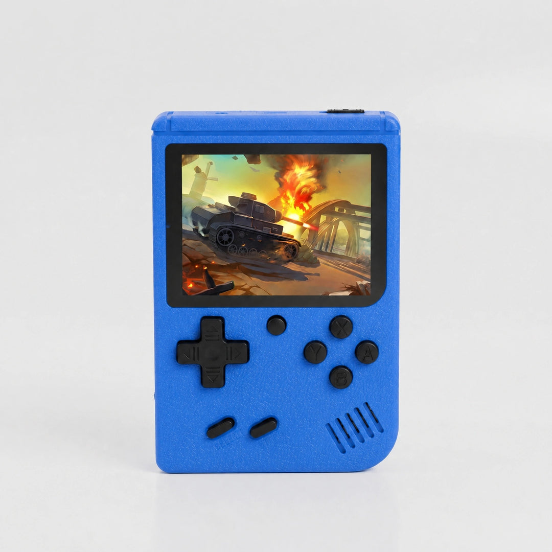 Portable Retro Gaming Console with 400+ Games, Rechargeable Battery & AV Cable
