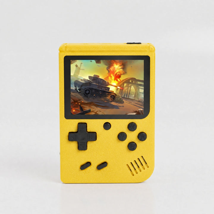 Portable Retro Gaming Console with 400+ Games, Rechargeable Battery & AV Cable
