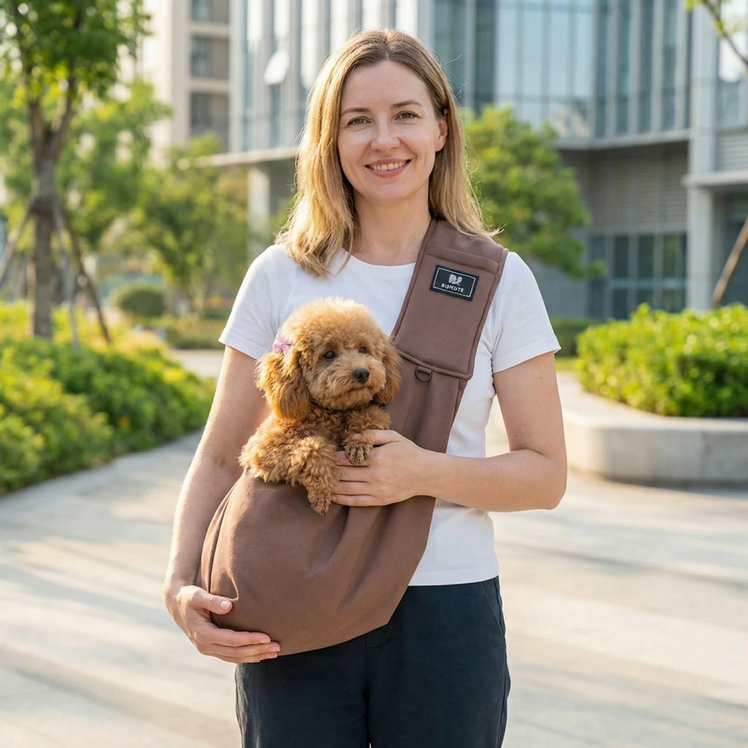 Portable Dog Carrier Sling Bag with Adjustable Shoulder Strap for Small Dogs