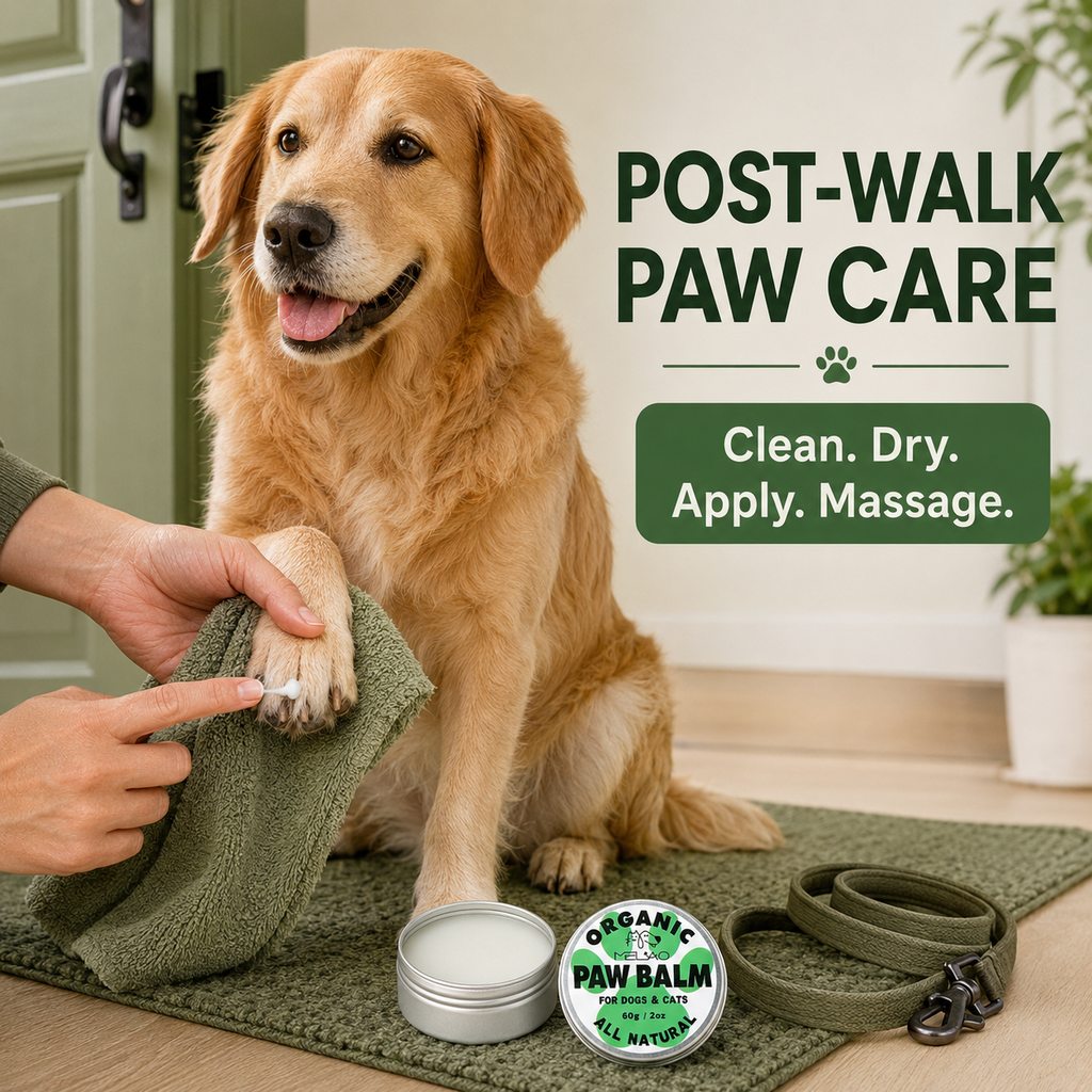 Dog & Cat Paw Balm for Post-Walk Care | Moisturizes Dry, Rough Paw Pads