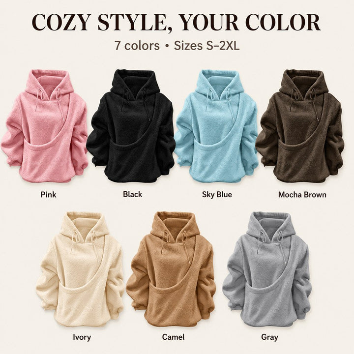 Pet Carrier Sherpa Hoodie for Small Dogs & Cats