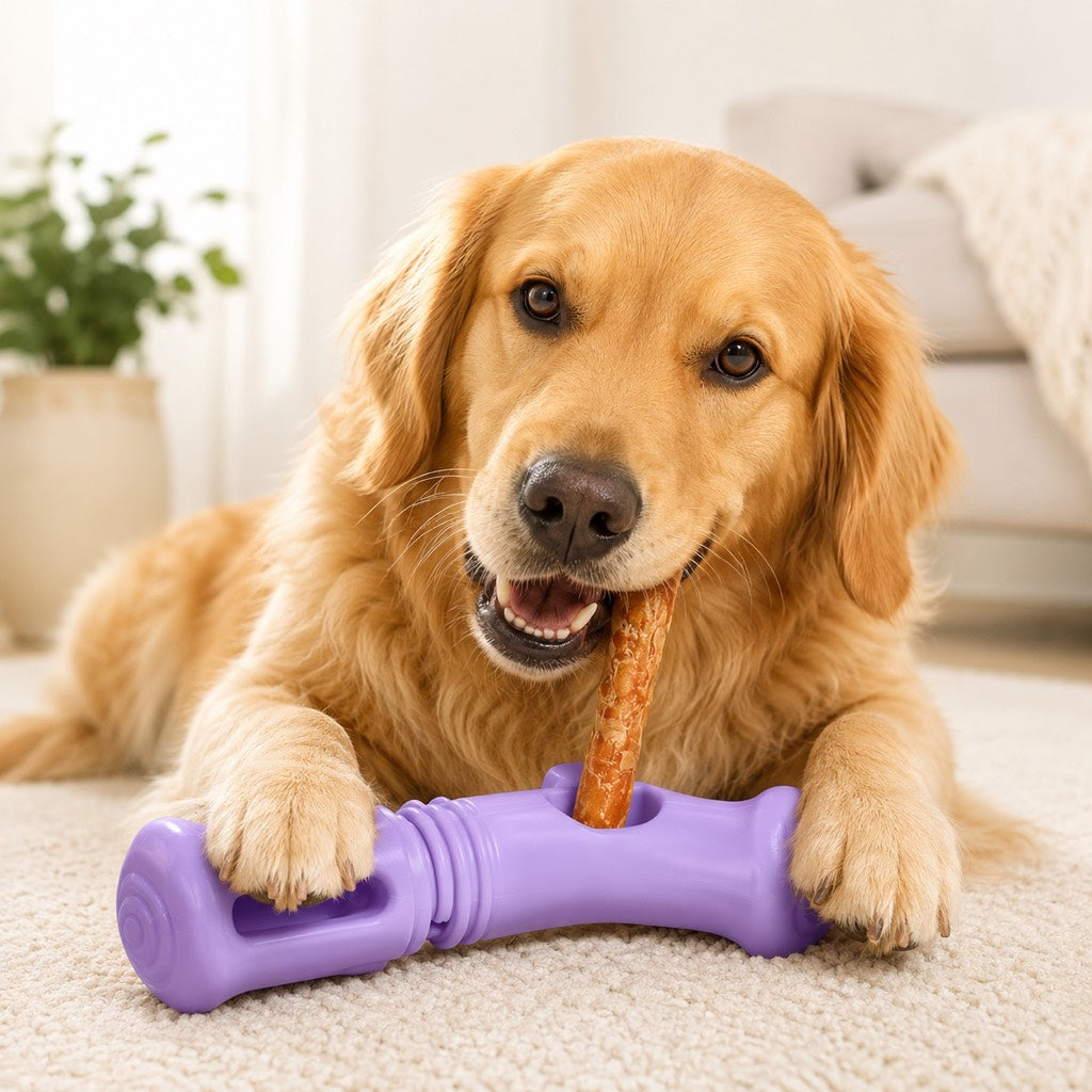 Dog Chew Stick Holder for Safer Treat Time at Home