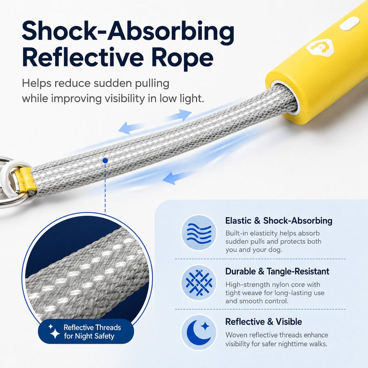 Quick-Tether Dog Leash for Cafes, Patios & Parks | Keep Your Dog Close Hands-Free