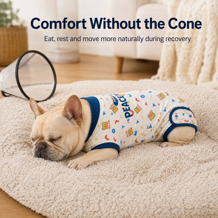 Dog Recovery Suit for Post-Surgery Belly Protection
