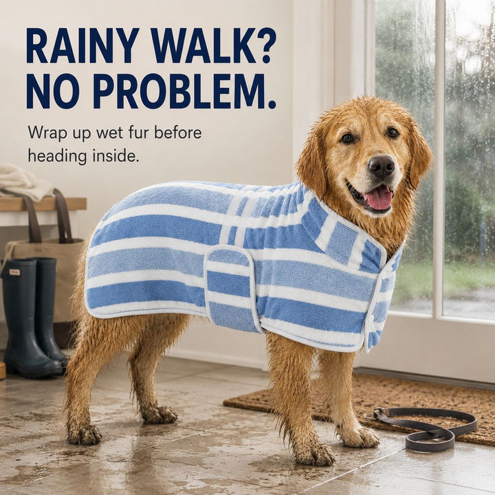 Wearable Microfiber Dog Drying Towel