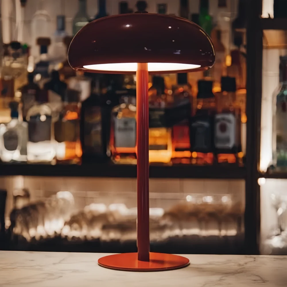 Sleek Retro Table Lamp | Sensitive Touch Control, Portable