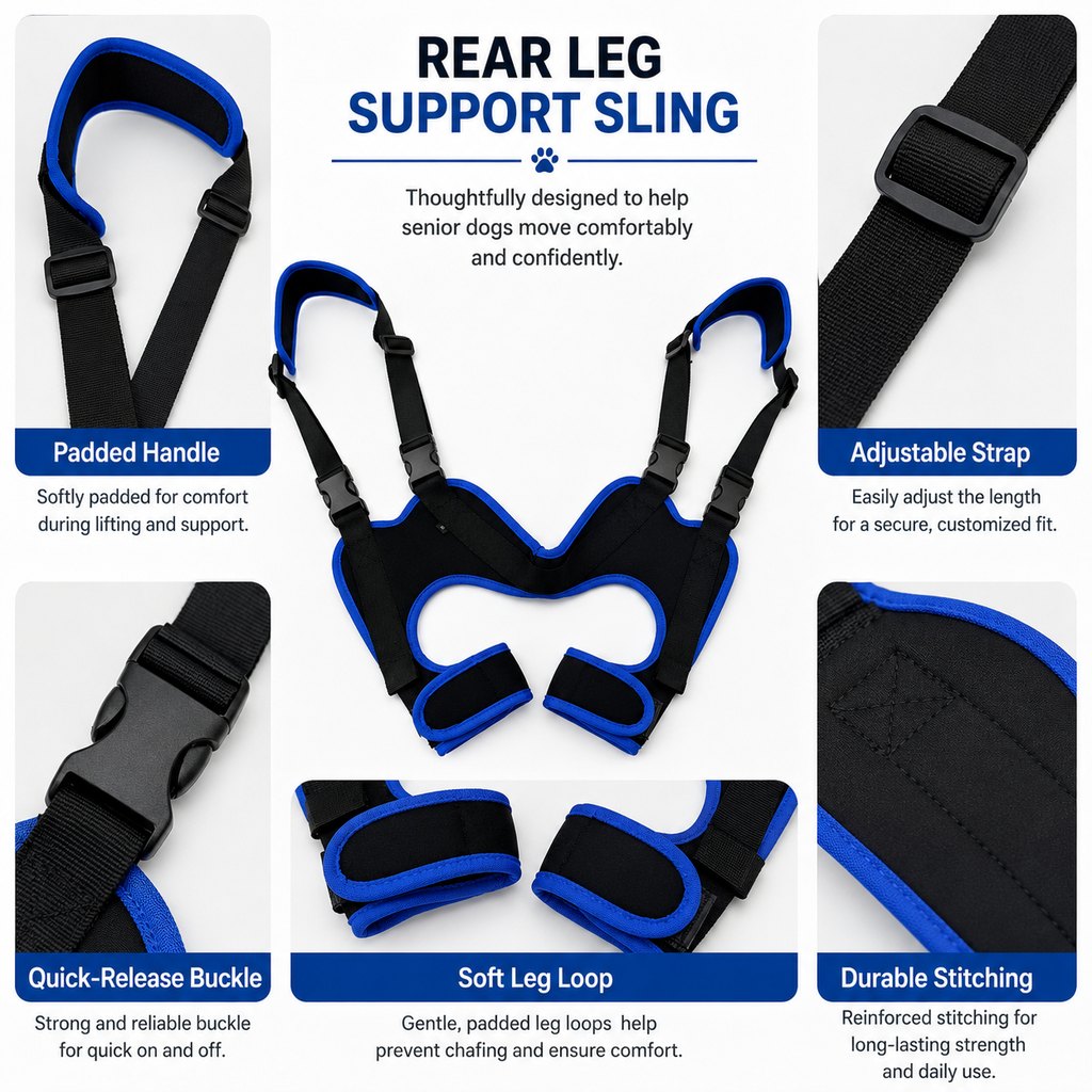 Rear Leg Support Sling for Dogs