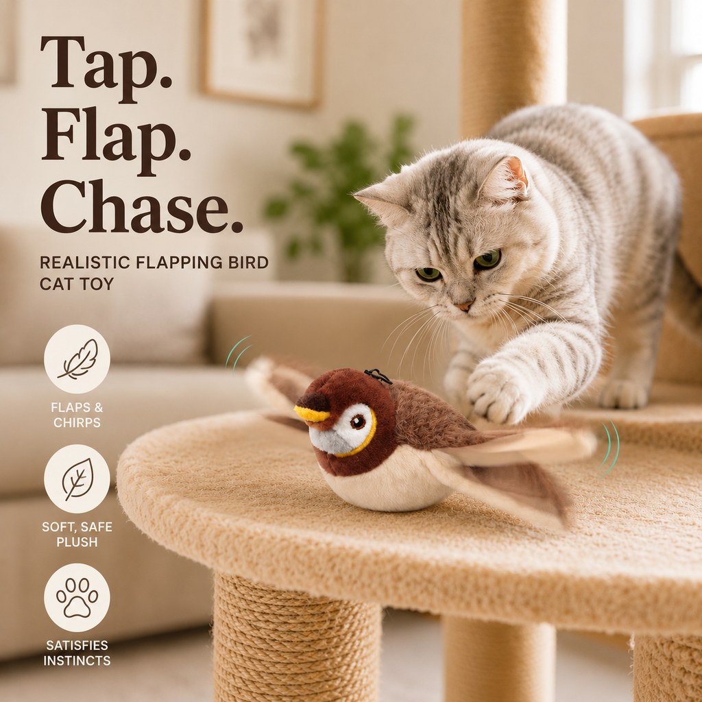 Rechargeable Interactive Cat Toy