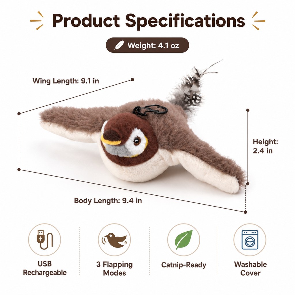 Rechargeable Interactive Cat Toy