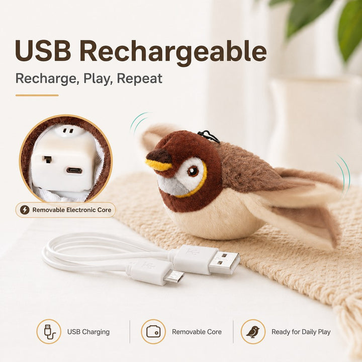 Rechargeable Interactive Cat Toy